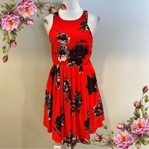 Free People Floral Racerback Dress Size 2